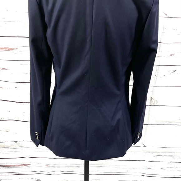 Ralph Lauren Black Label Blazer Women’s Size 8 Blue 100% Wool USA Made. - Picture 7 of 10